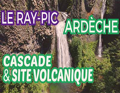 ARDÈCHE Vue du Ciel -Cascade du Ray Pic -Cevennes | Auvergne-Rhône-Alpes